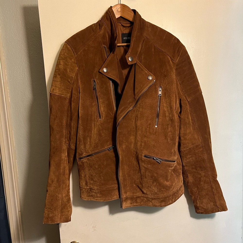 Leather coat